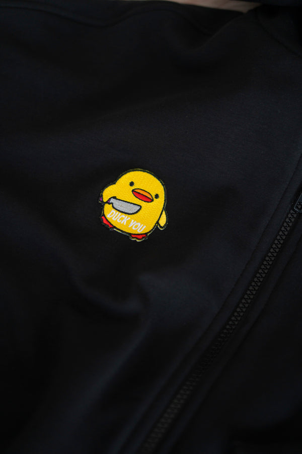 DUCK YOU ZIPPER HOODIE