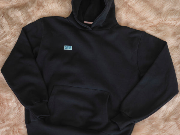 TOO CLOSE NAVY BLUE HOODIE