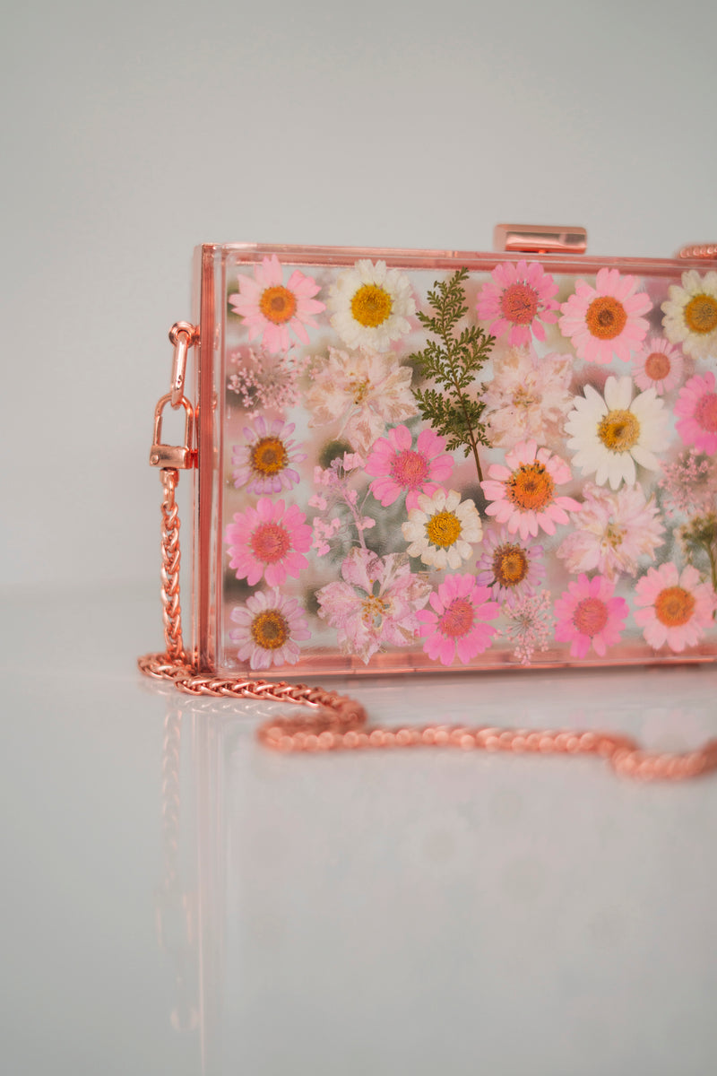 CUSTOMIZED FLORAL CLUTCH