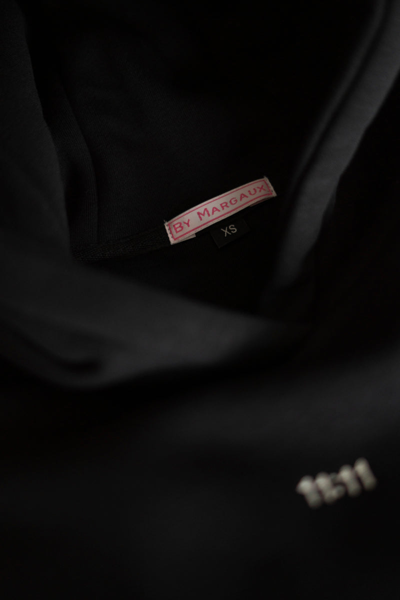 11:11 BLACK HOODIE