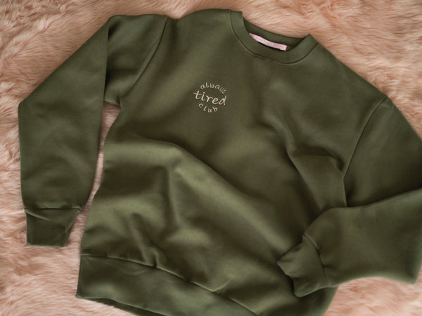 ALWAYS TIRED CLUB SWEATER