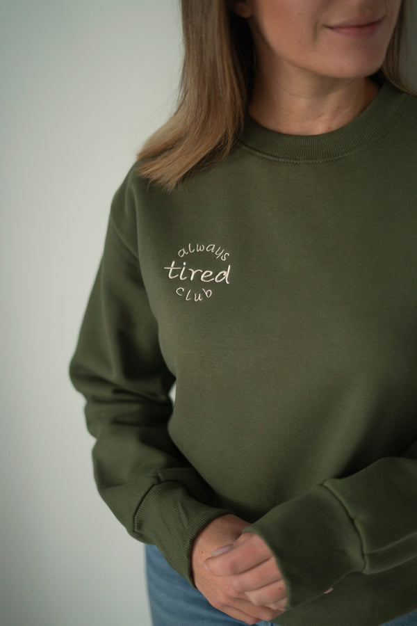 ALWAYS TIRED CLUB SWEATER
