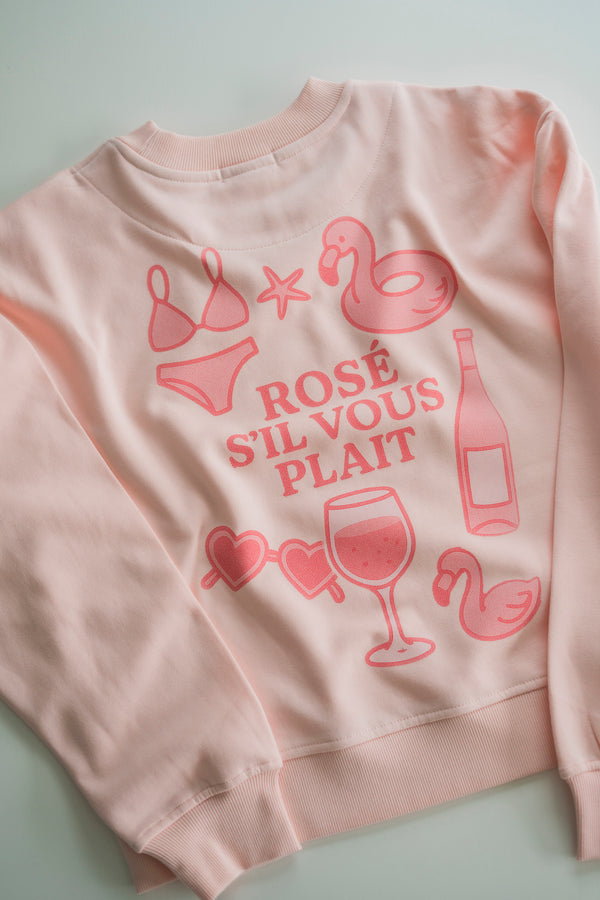 SUMMER ROSE PINK SWEATER