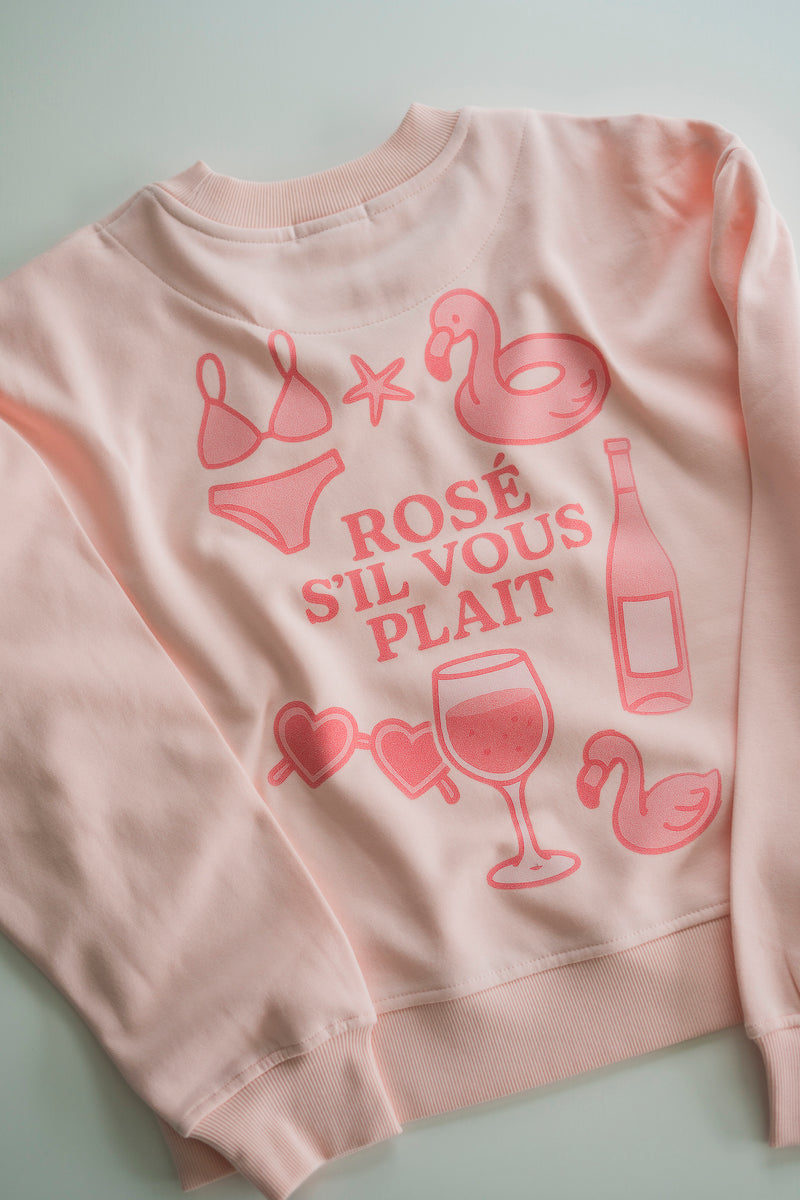 SUMMER ROSE PINK SWEATER