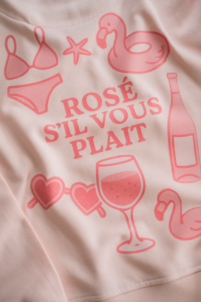 SUMMER ROSE PINK SWEATER