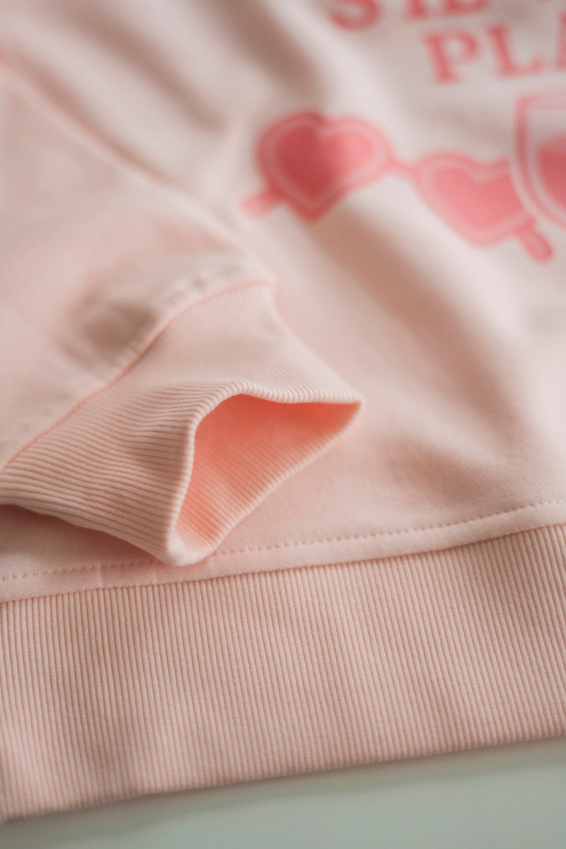 SUMMER ROSE PINK SWEATER