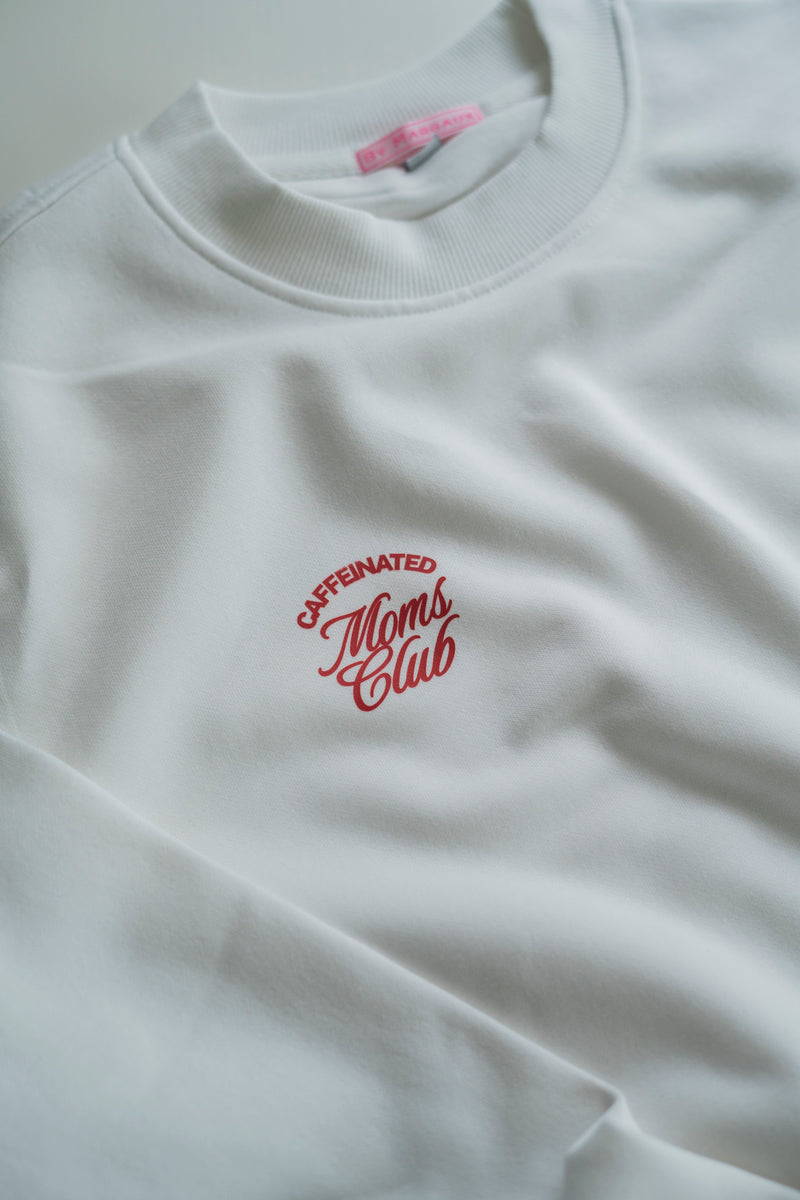 CAFFEINATED MOMS CLUB SWEATER