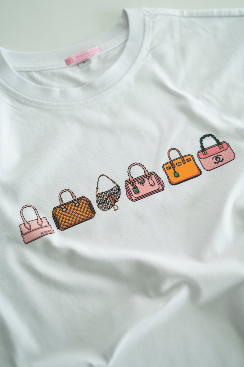 PIXEL HANDBAGS T-SHIRT