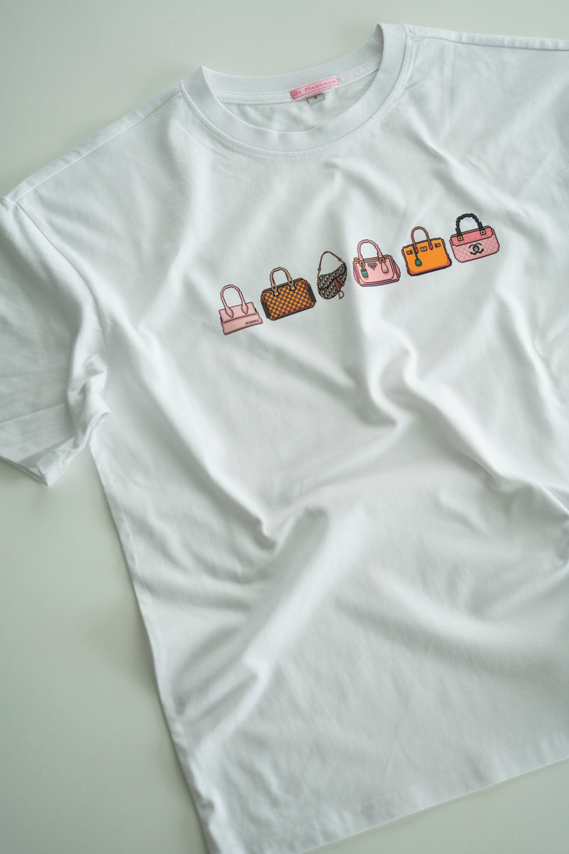 PIXEL HANDBAGS T-SHIRT