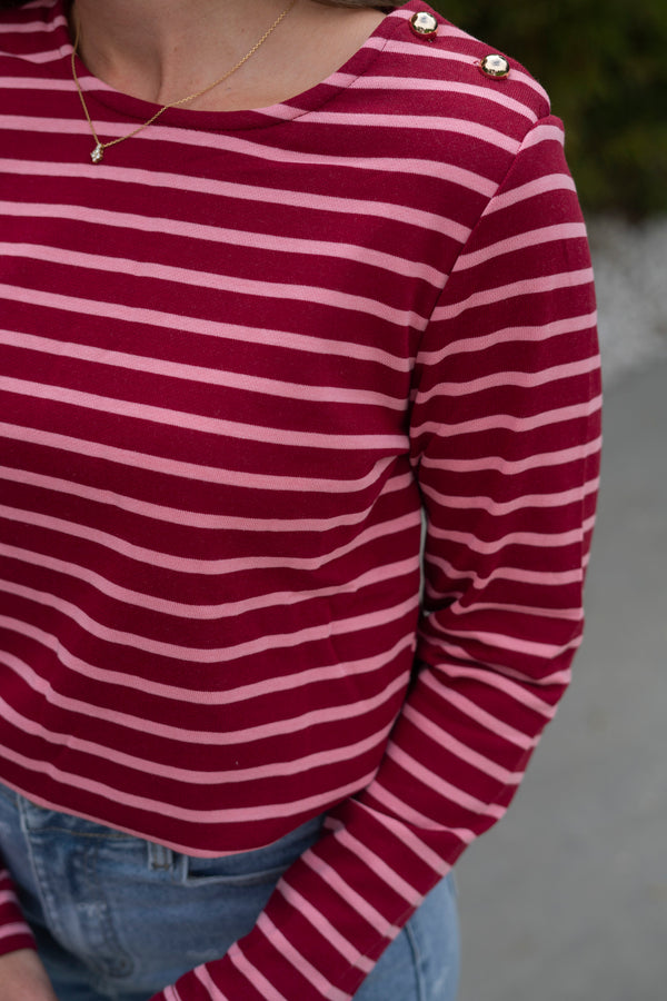 STRIPED LONGSLEEVE SWEATER