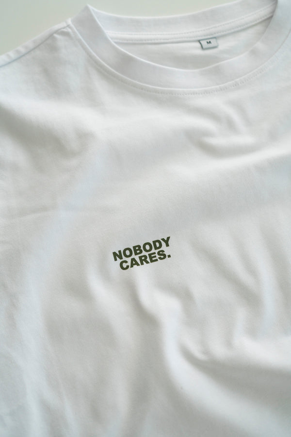 NOBODY CARES. T-SHIRT WHITE