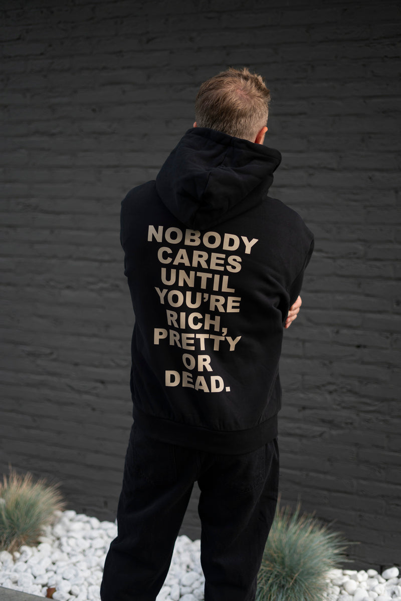 NOBODY CARES. PREMIUM HOODIE