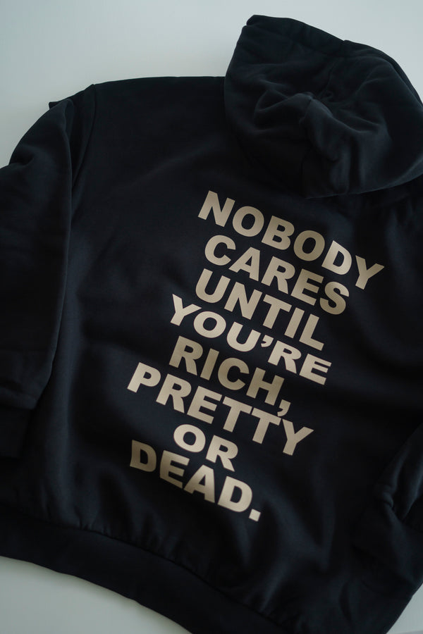 NOBODY CARES. PREMIUM HOODIE