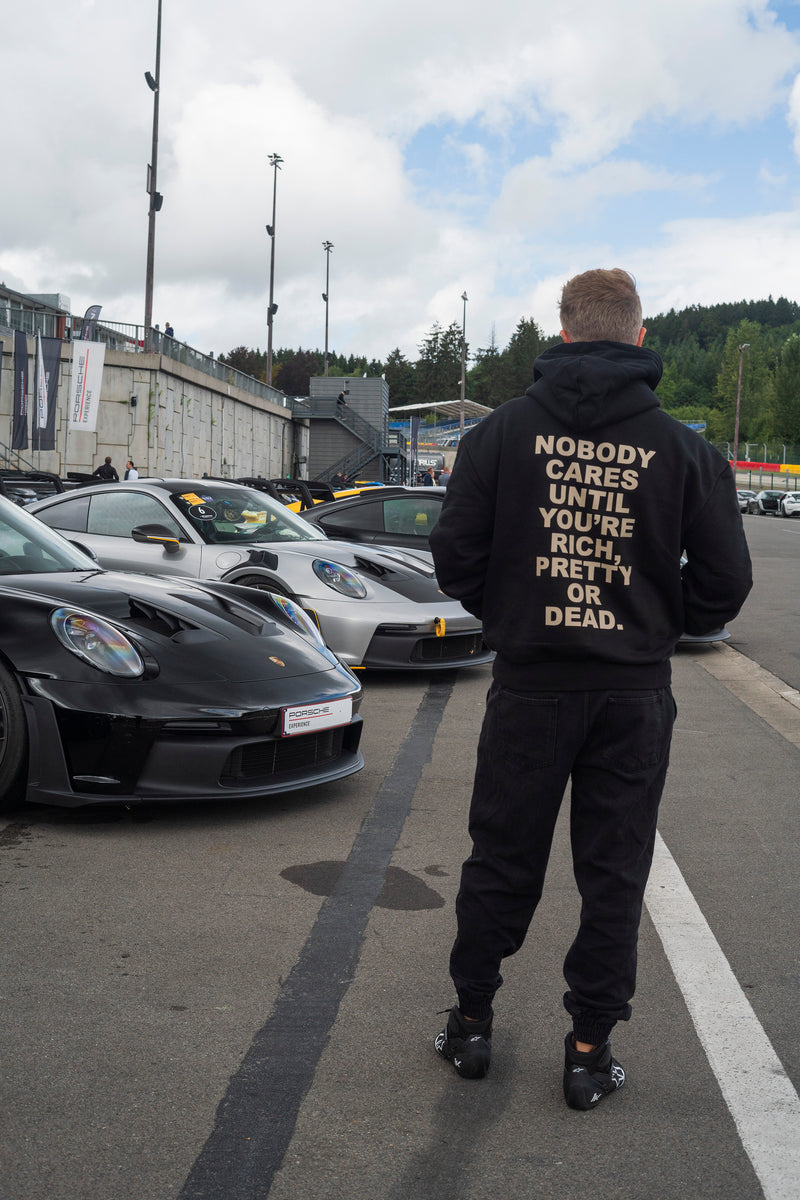 NOBODY CARES. PREMIUM HOODIE