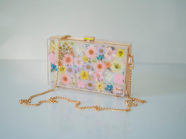 FAIRY TALE FLORAL CLUTCH