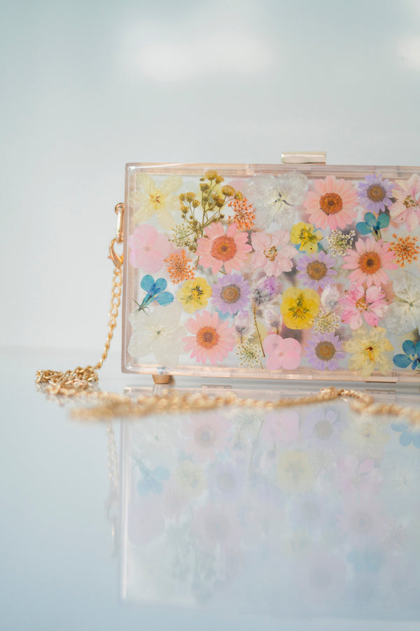 FAIRY TALE FLORAL CLUTCH