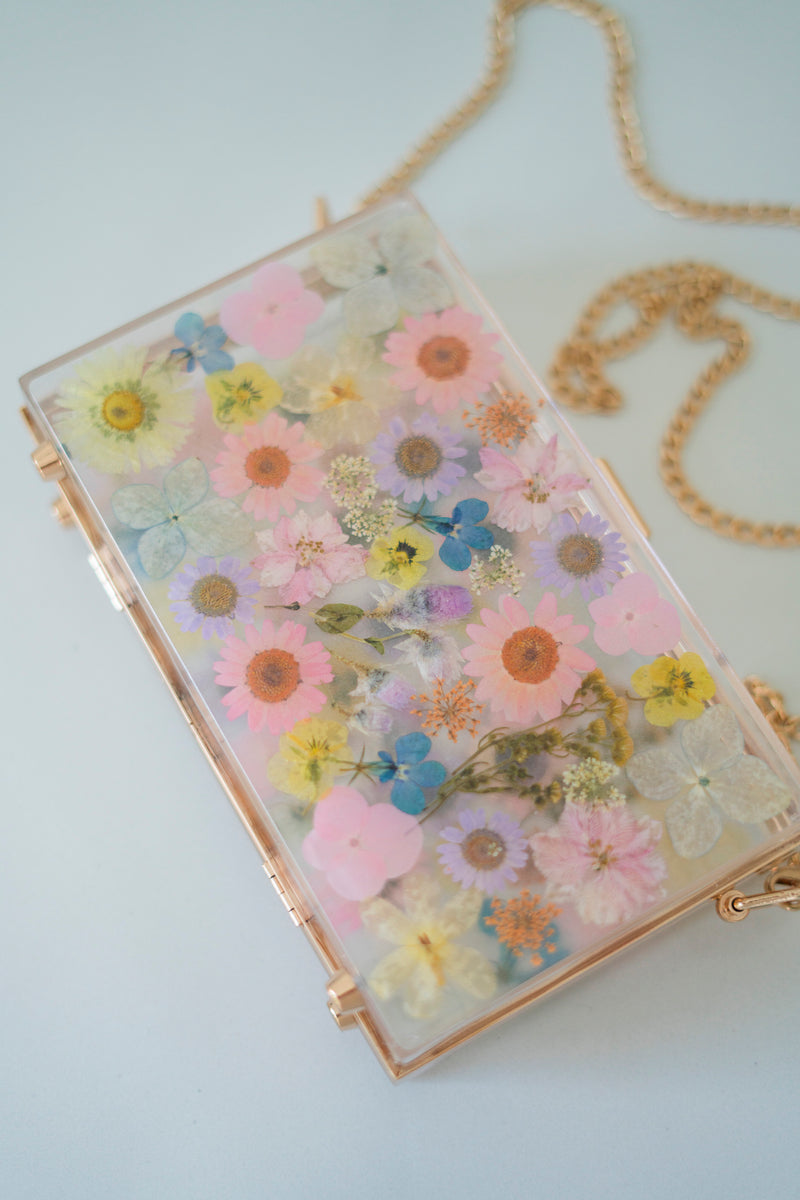 FAIRY TALE FLORAL CLUTCH