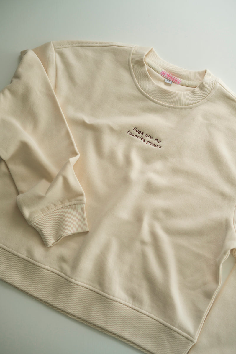 DOGS BEIGE SWEATER