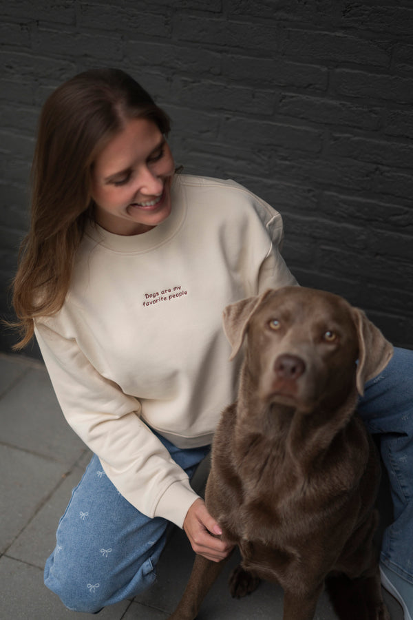DOGS BEIGE SWEATER