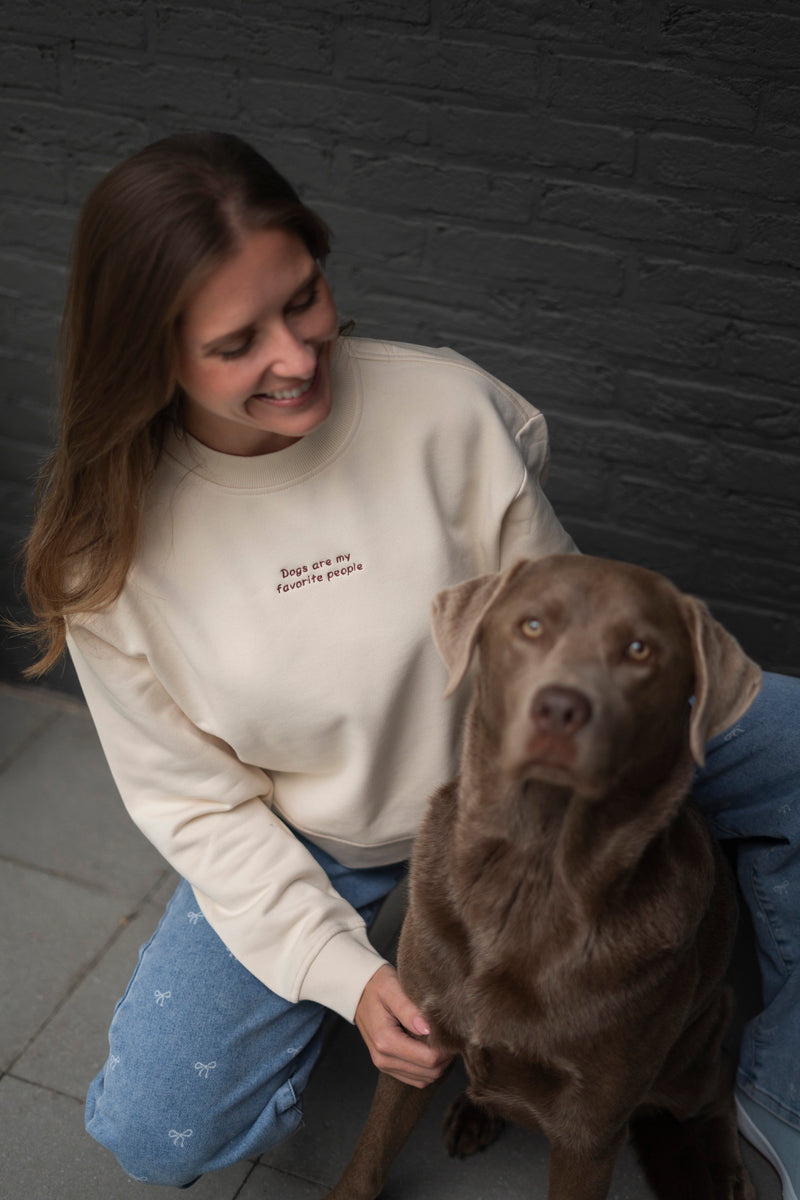 DOGS BEIGE SWEATER