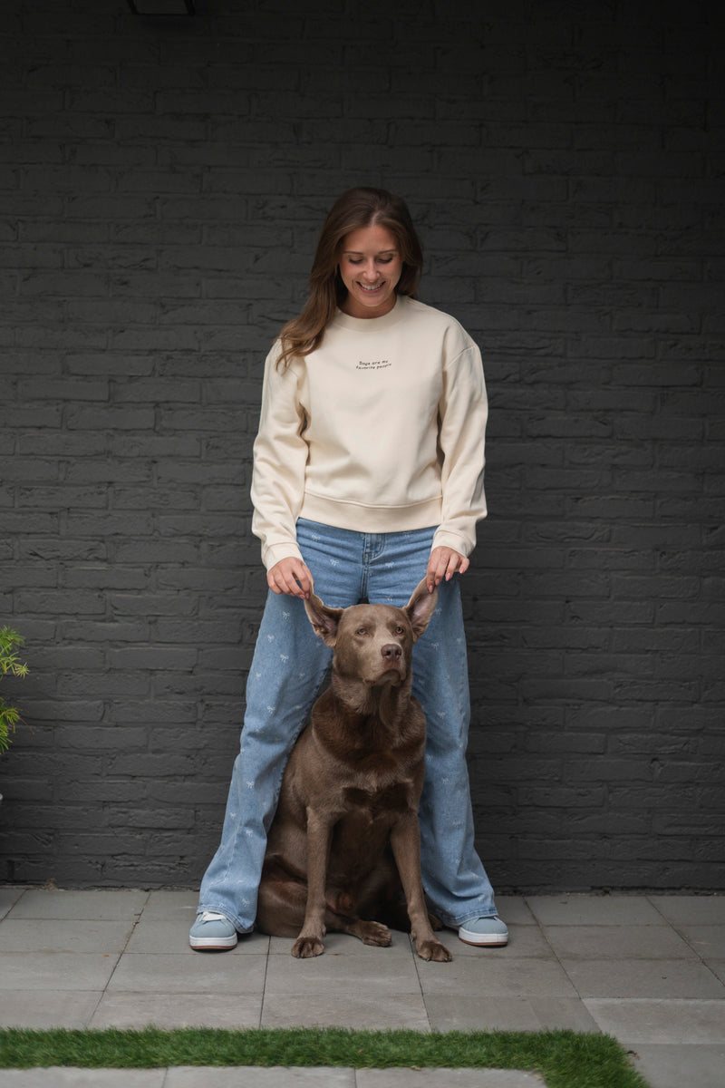 DOGS BEIGE SWEATER