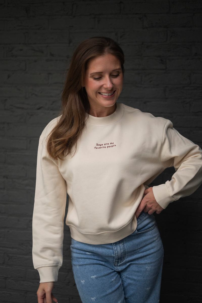 DOGS BEIGE SWEATER