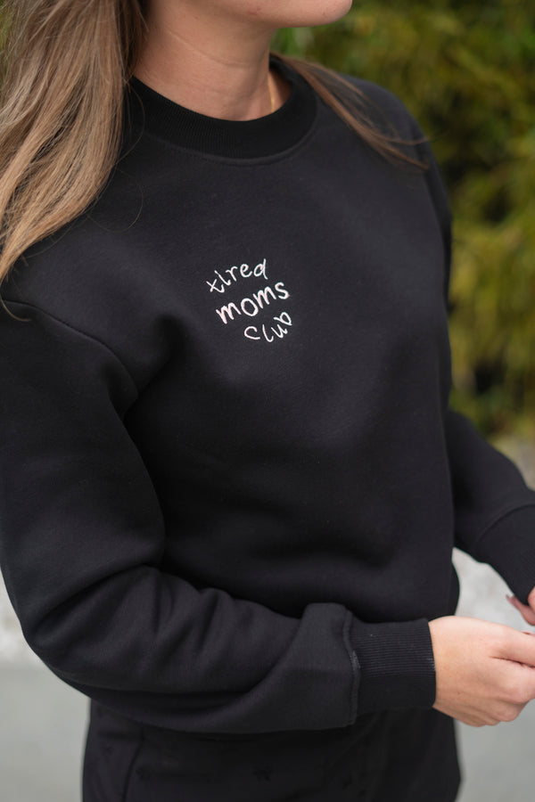 TIRED MOMS CLUB SWEATER