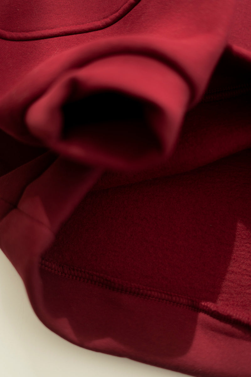 C’EST LA VIE BORDEAUX SWEATER