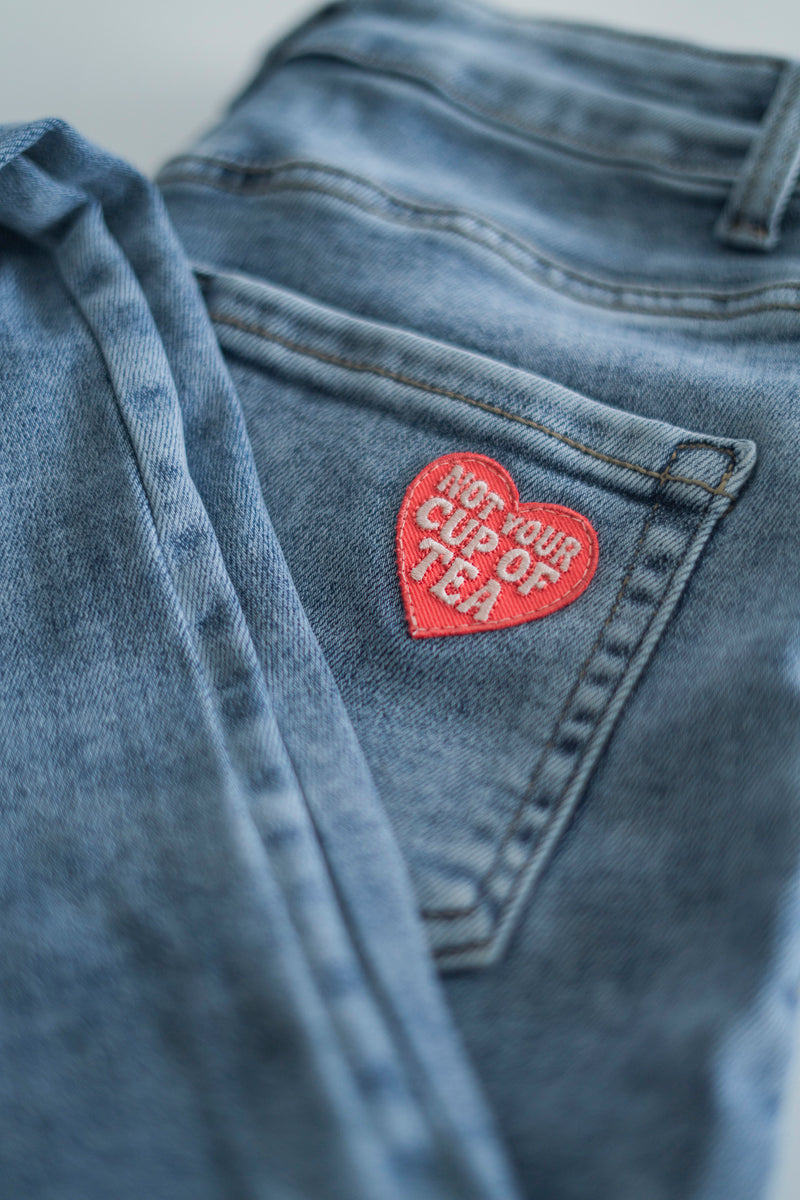 NOT YOUR CUP OF TEA MOM JEANS
