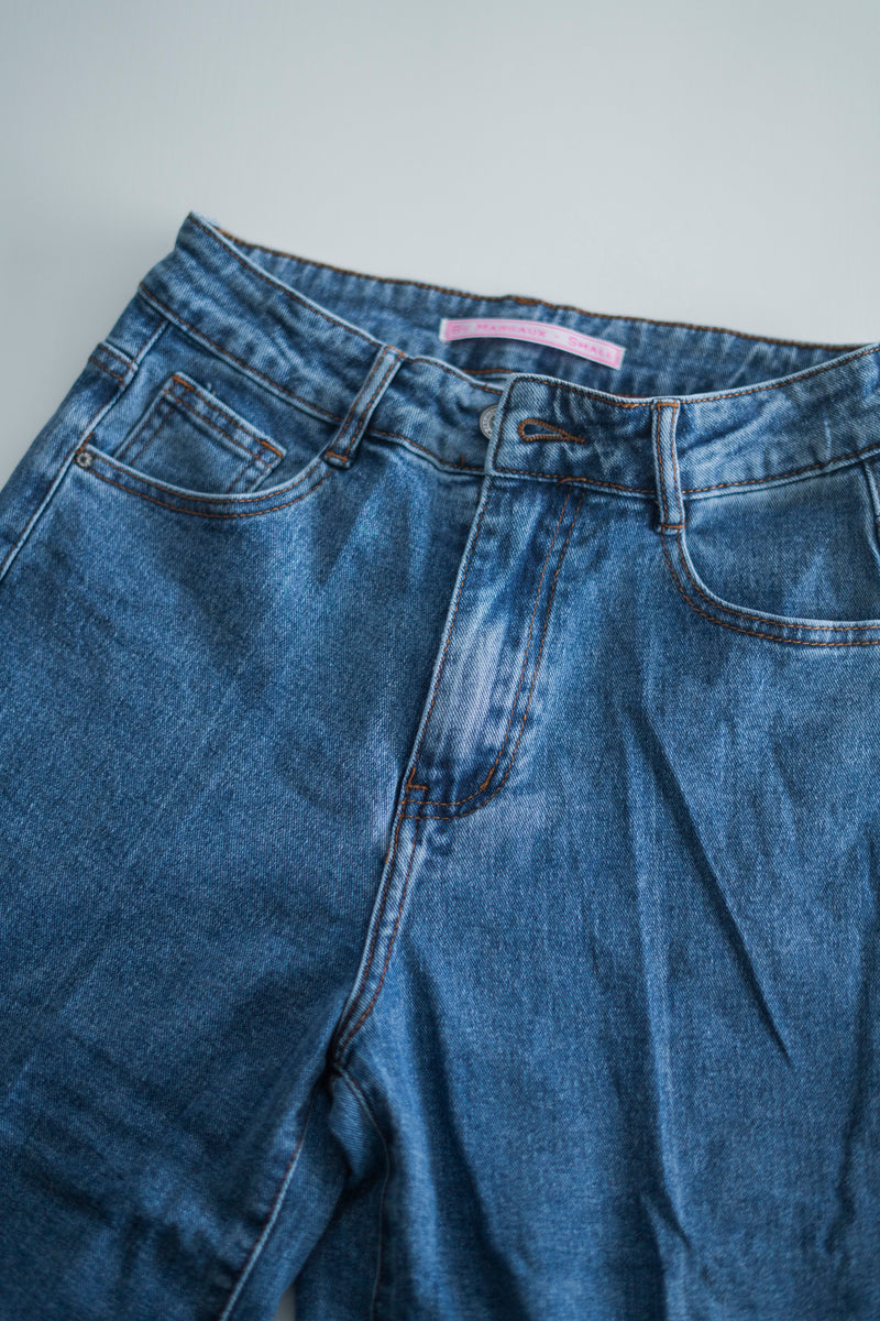 NOT YOUR CUP OF TEA WIDE LEG JEANS