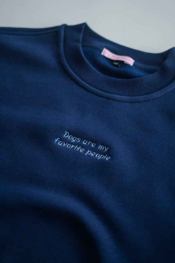 DOGS NAVYBLUE SWEATER