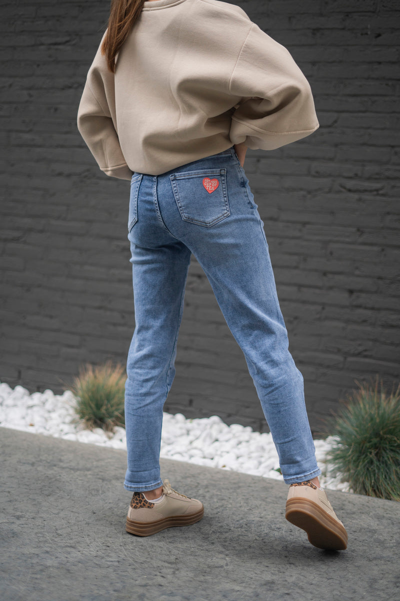 NOT YOUR CUP OF TEA MOM JEANS