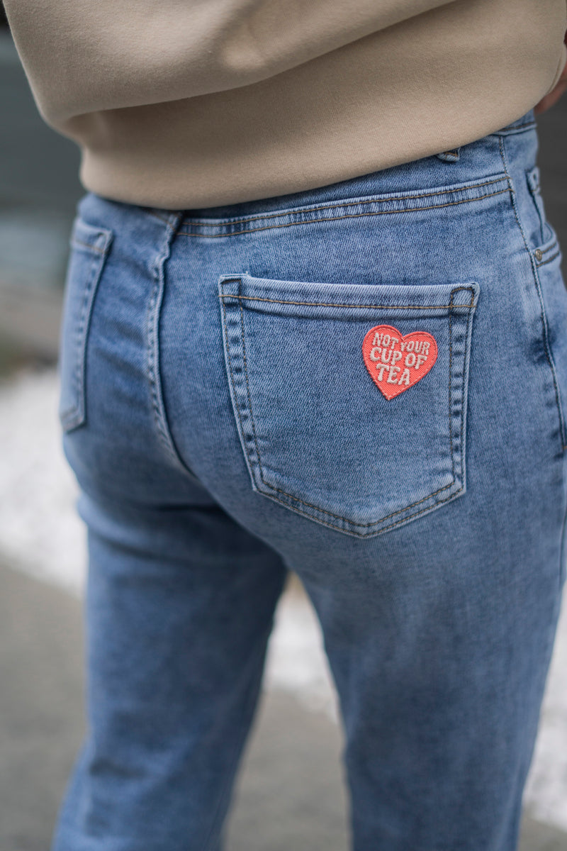 NOT YOUR CUP OF TEA MOM JEANS