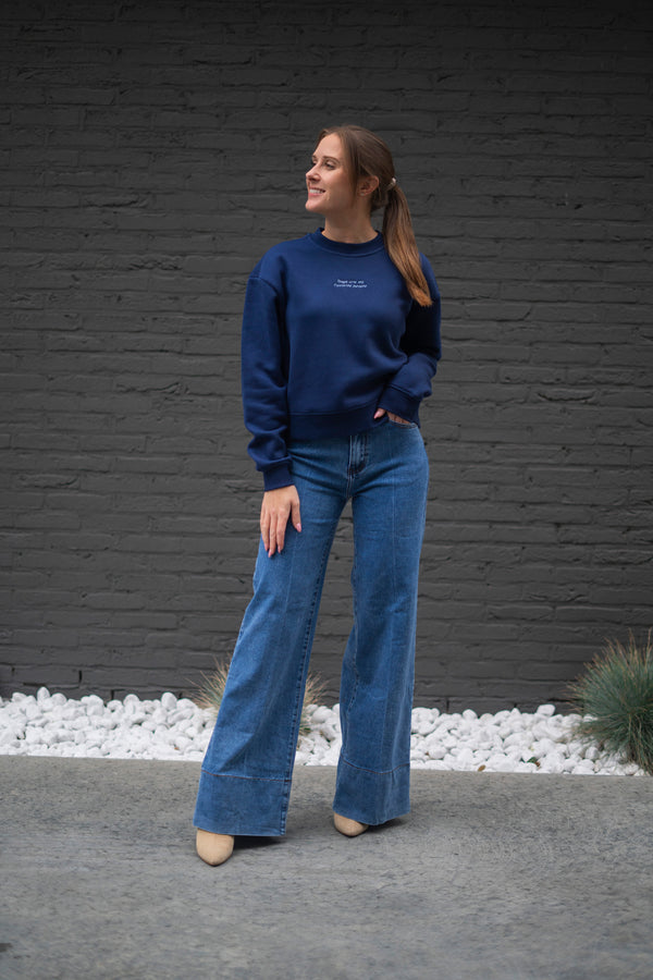 DOGS NAVYBLUE SWEATER