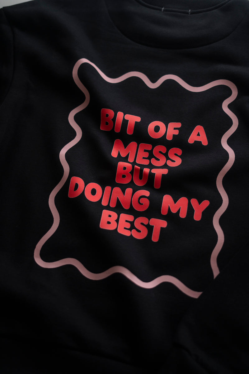 BIT OF A MESS SWEATER