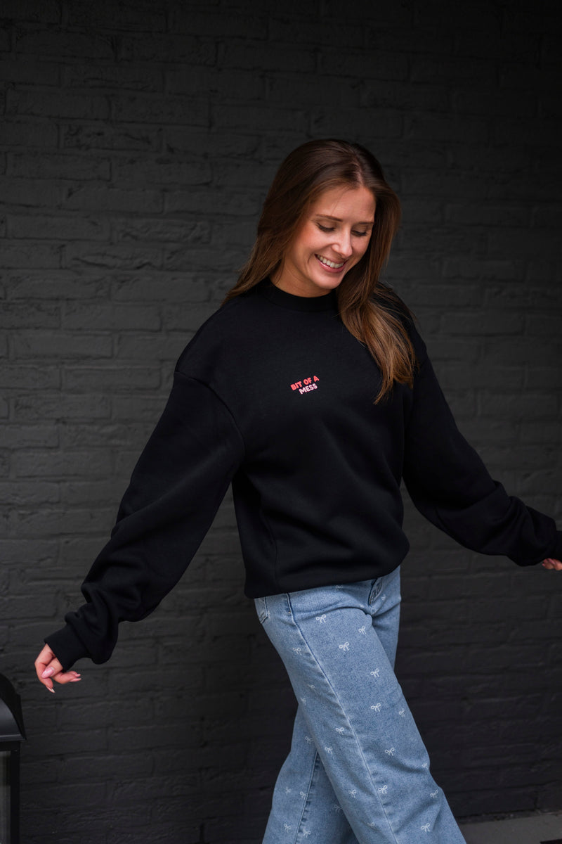 BIT OF A MESS SWEATER