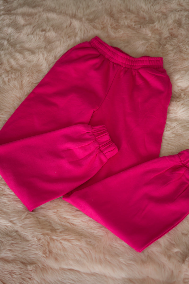 FUCHSIA SWEATPANTS