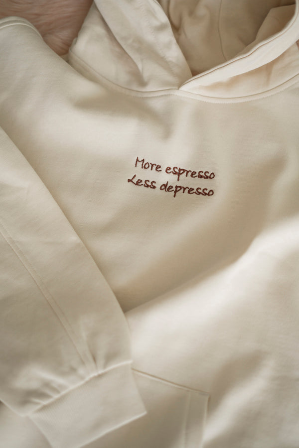 MORE ESPRESSO LESS DEPRESSO HOODIE