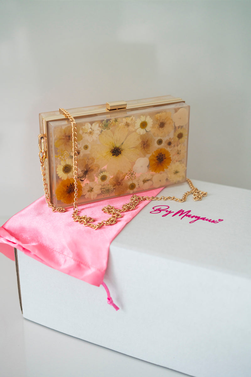 IBIZA FLORAL CLUTCH