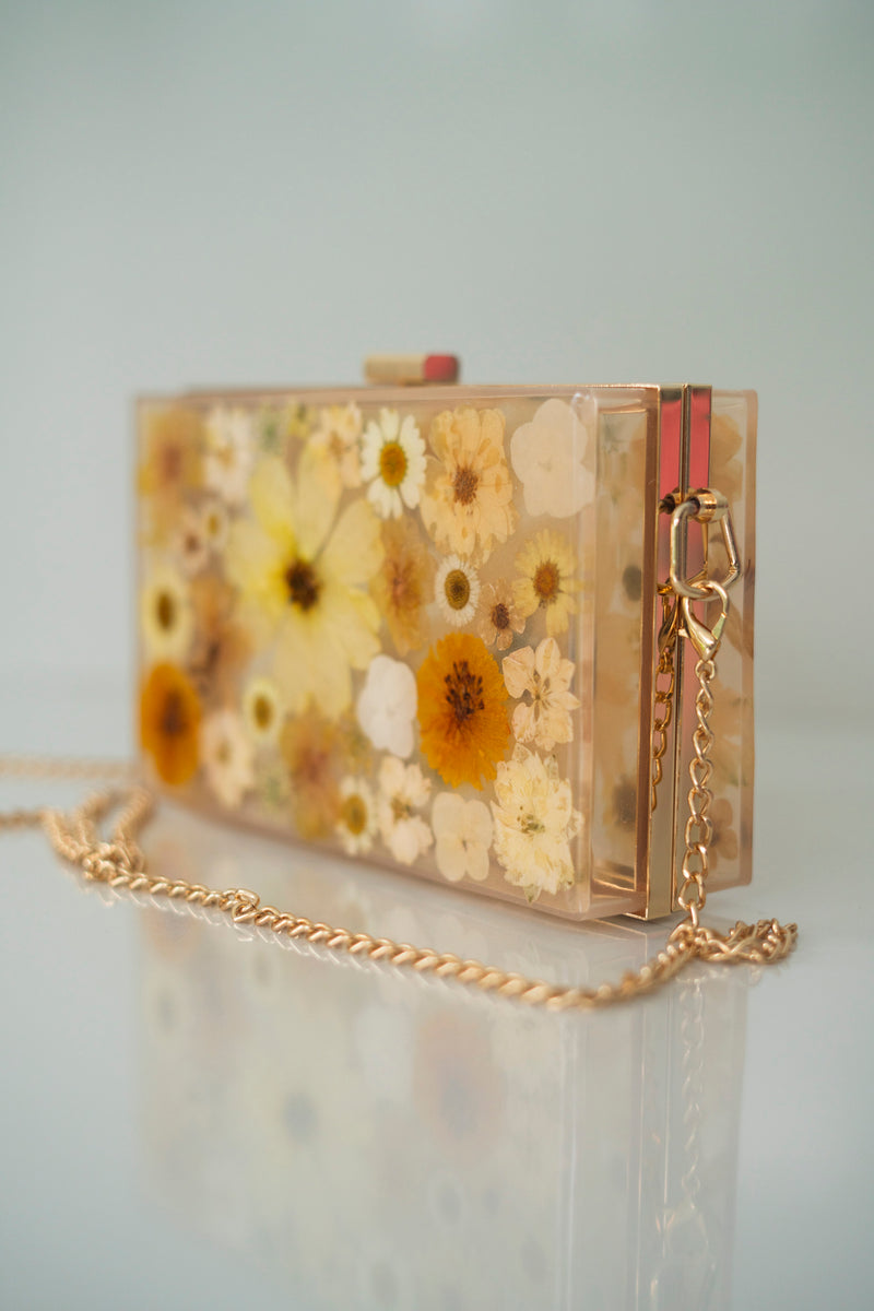 IBIZA FLORAL CLUTCH