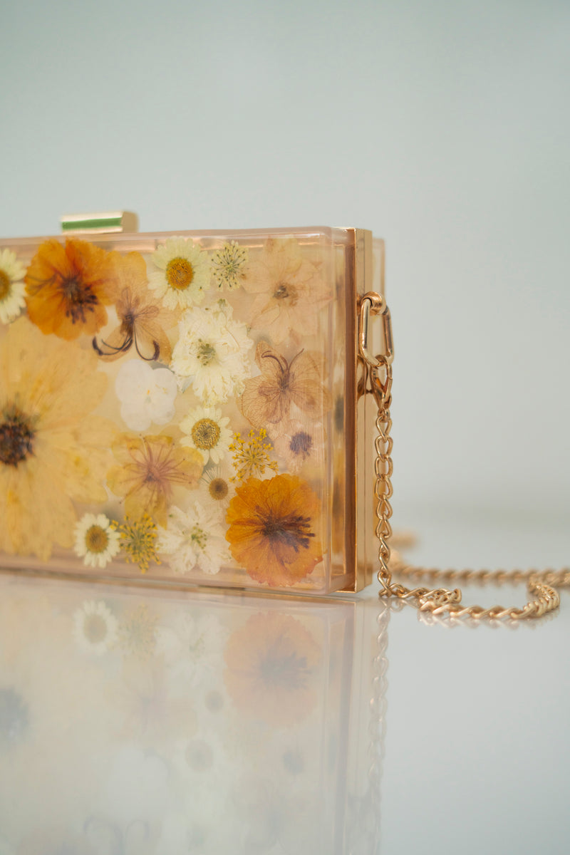 IBIZA FLORAL CLUTCH