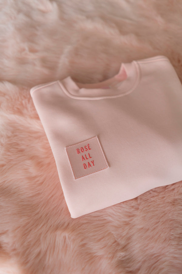 ROSÉ ALL DAY PINK SWEATER