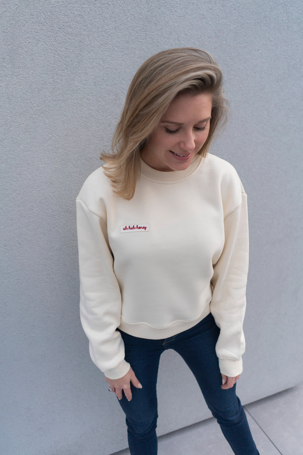 UH HUH HONEY BEIGE SWEATER