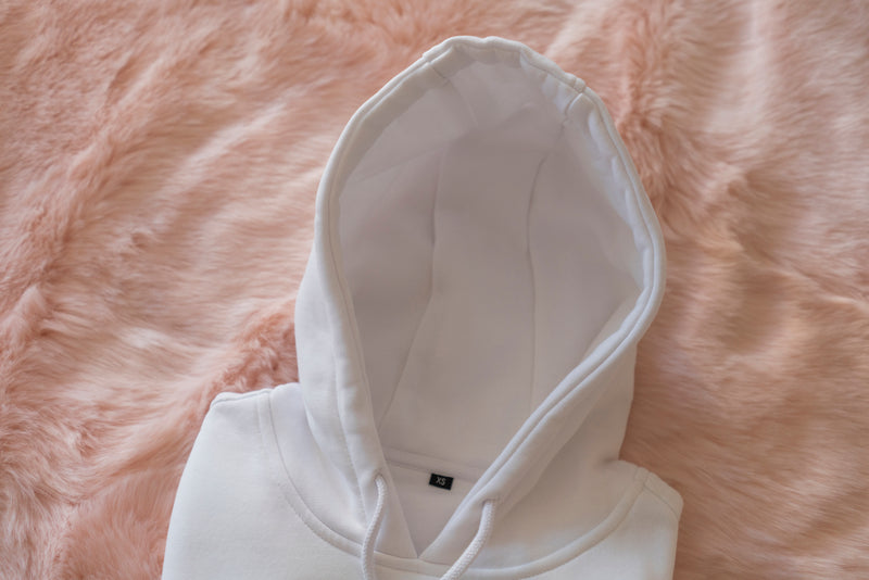 ROSÉ ALL DAY WHITE HOODIE